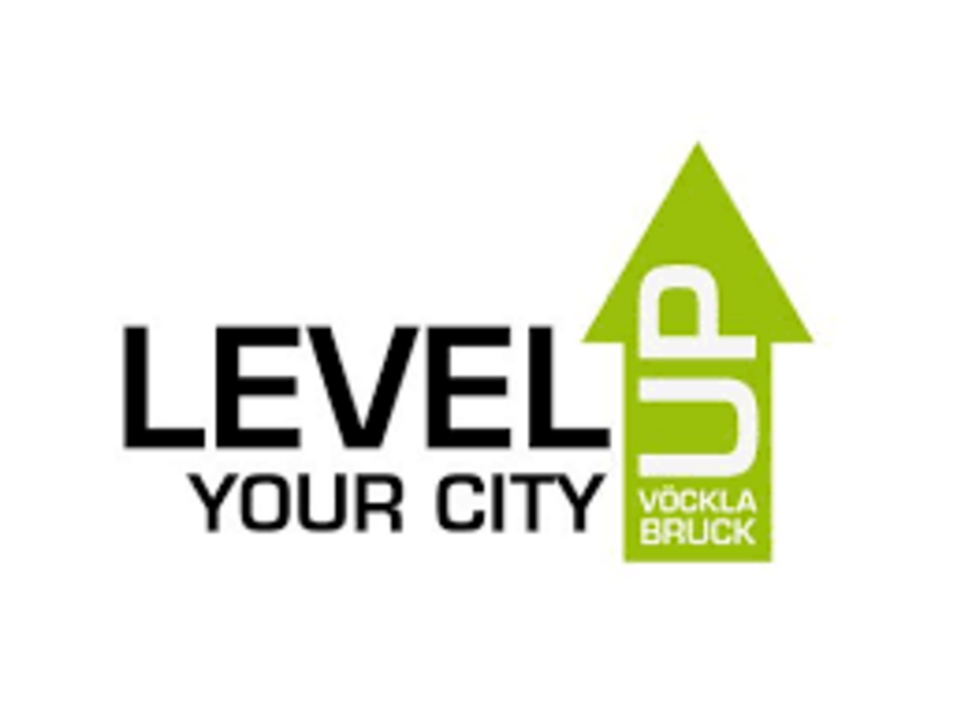 Grafische Darstellung mit der Aufschrift Level Up Your City!